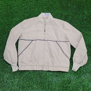 Vintage 80s Shanhouse Blouson Jacket Large 22x23 Beige USA